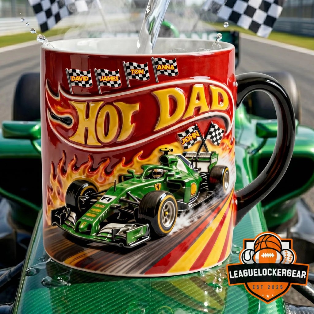 Dad Formula 1 Ferrari Personalized Mug
