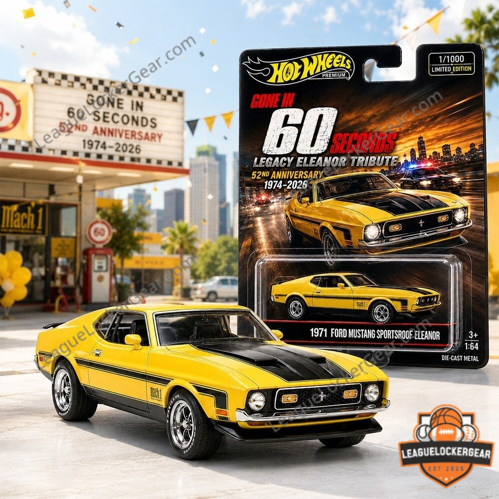 Wheels 1971 Ford Mustang Gone in 60 Seconds 52nd Anniversary Die-Cast Car