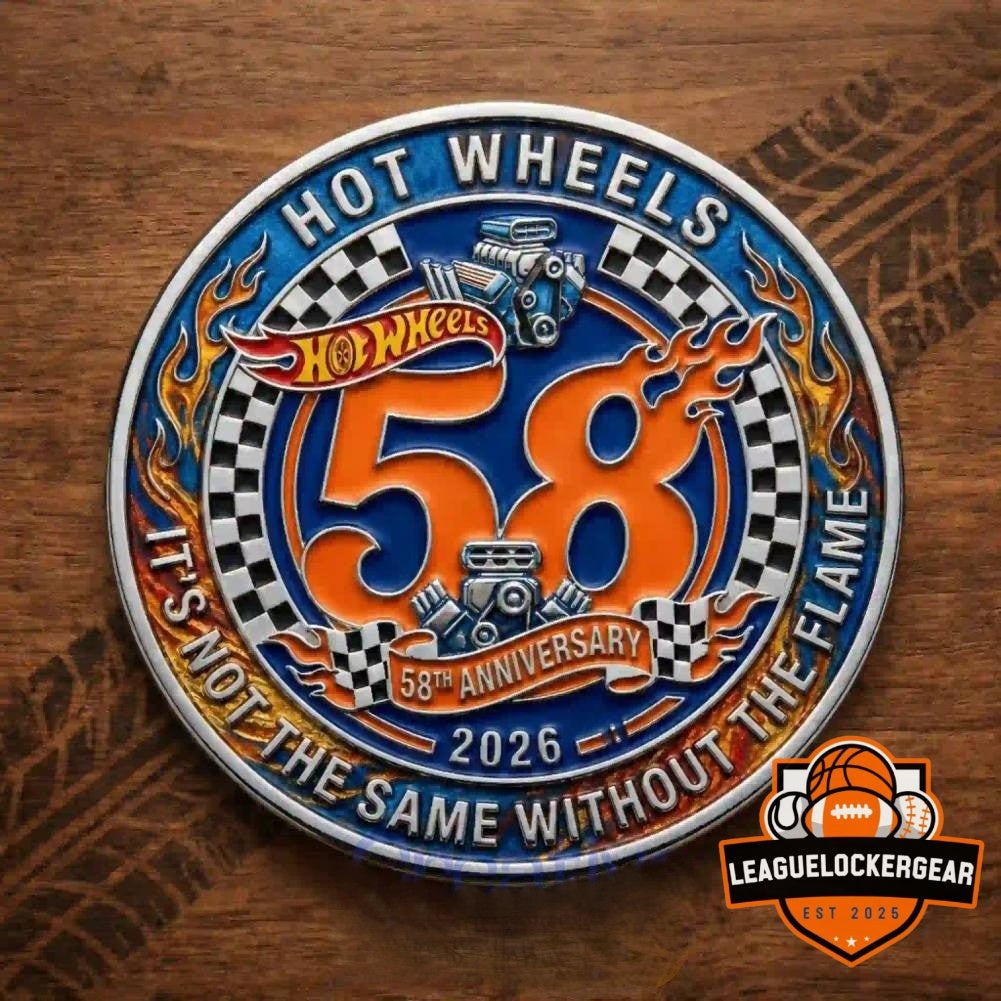Wheels 58th Anniversary Since 1968 Challenge Coin