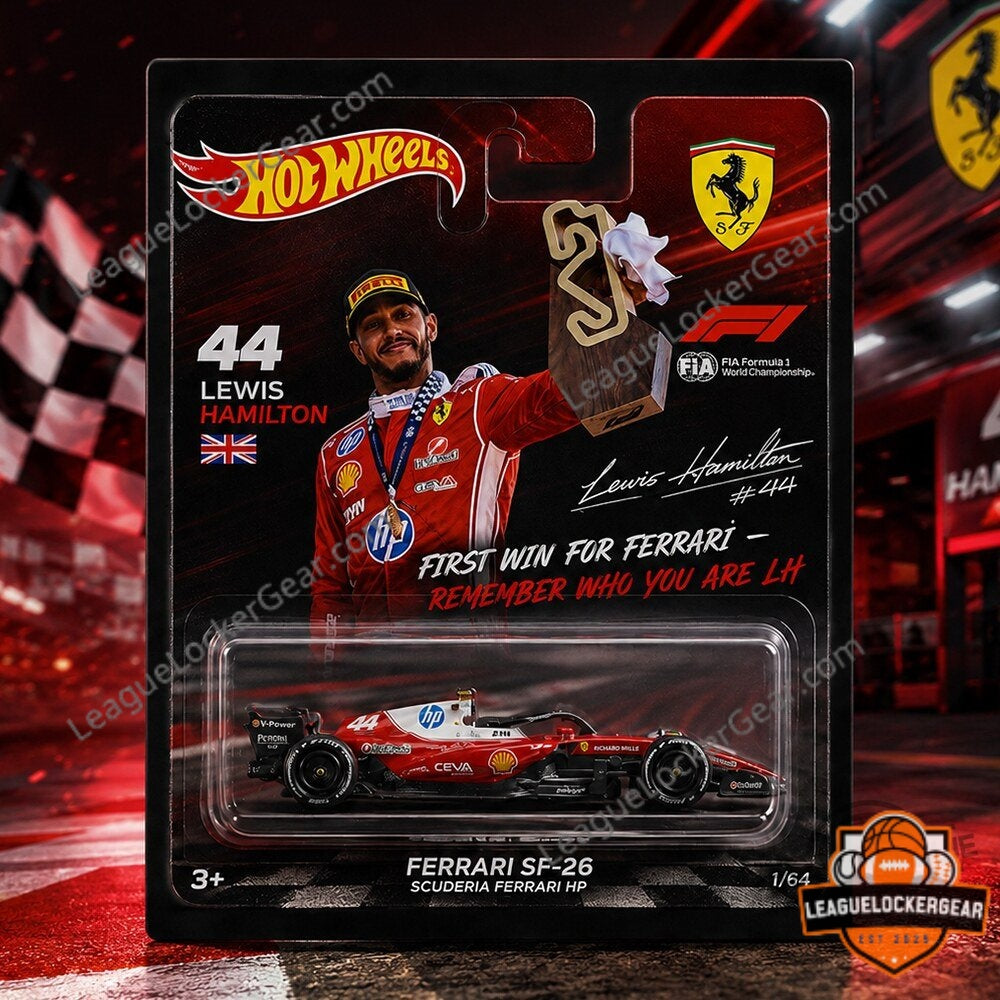 Wheels Ferrari Lewis Hamilton First Win SF-26 Commemorative Diecast Car