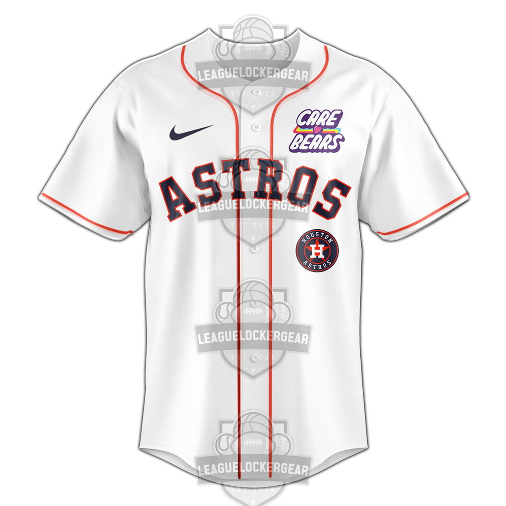 Houston Astros Care Bears Night Baseball Jersey