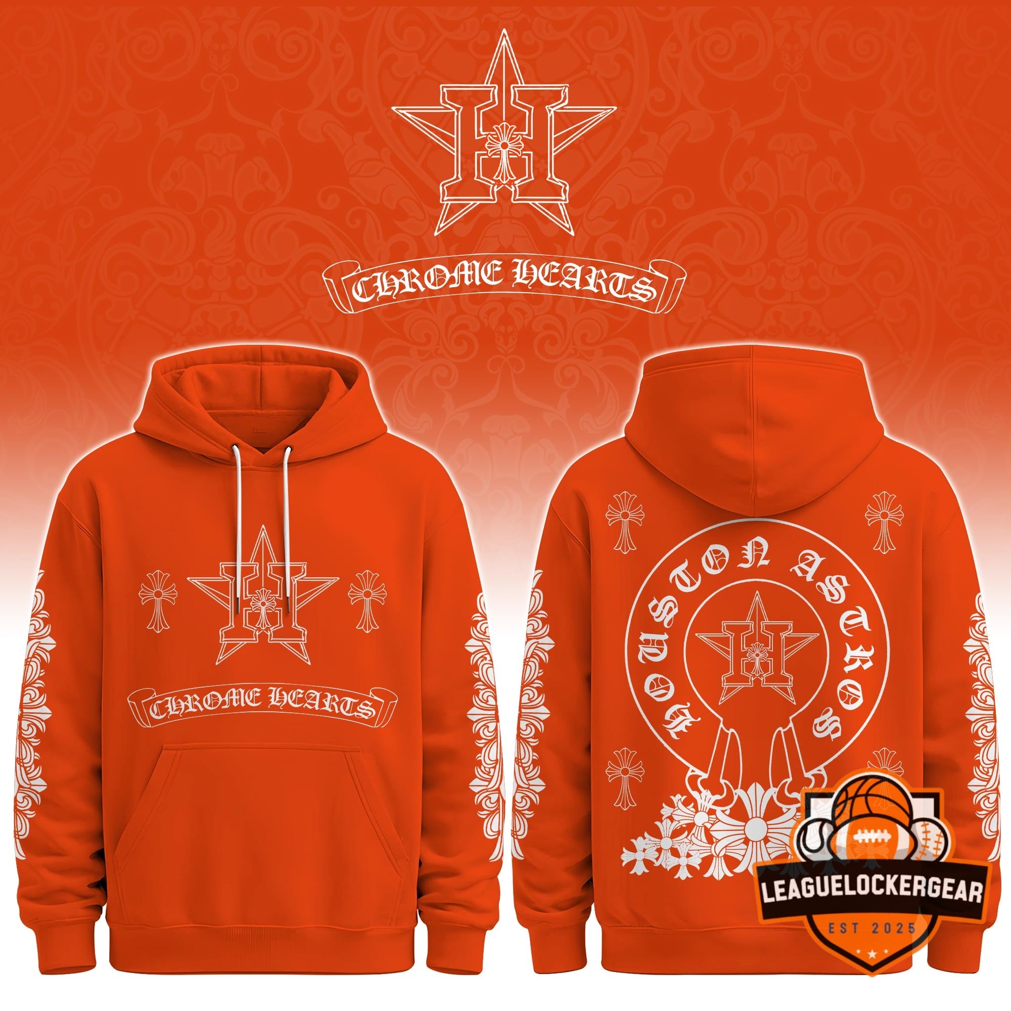 Houston Astros Chrome Hearts 2026 Hoodie