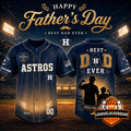 Houston Astros Happy Father’s Day Best Dad Ever Custom Baseball Jersey