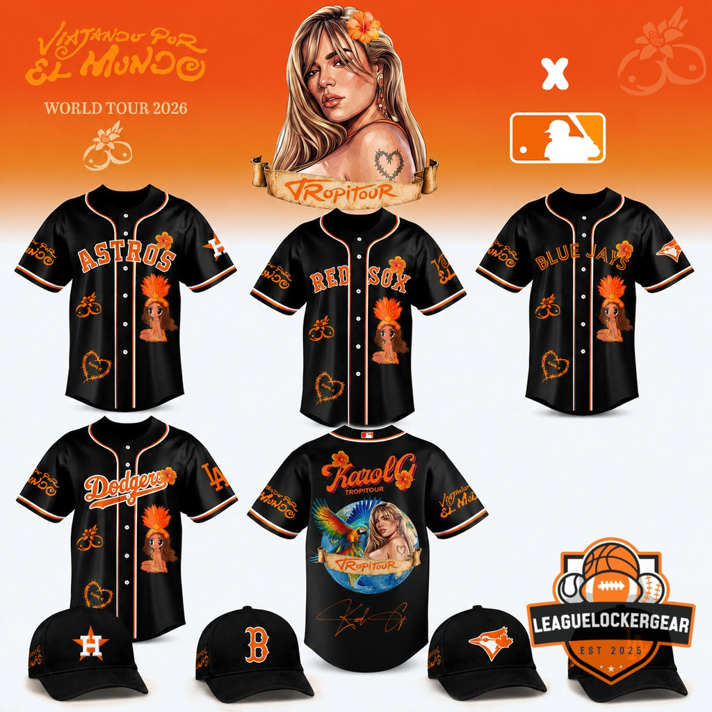 All Team MLB x Karol G Tropitour World Tour 2026 Baseball Jersey