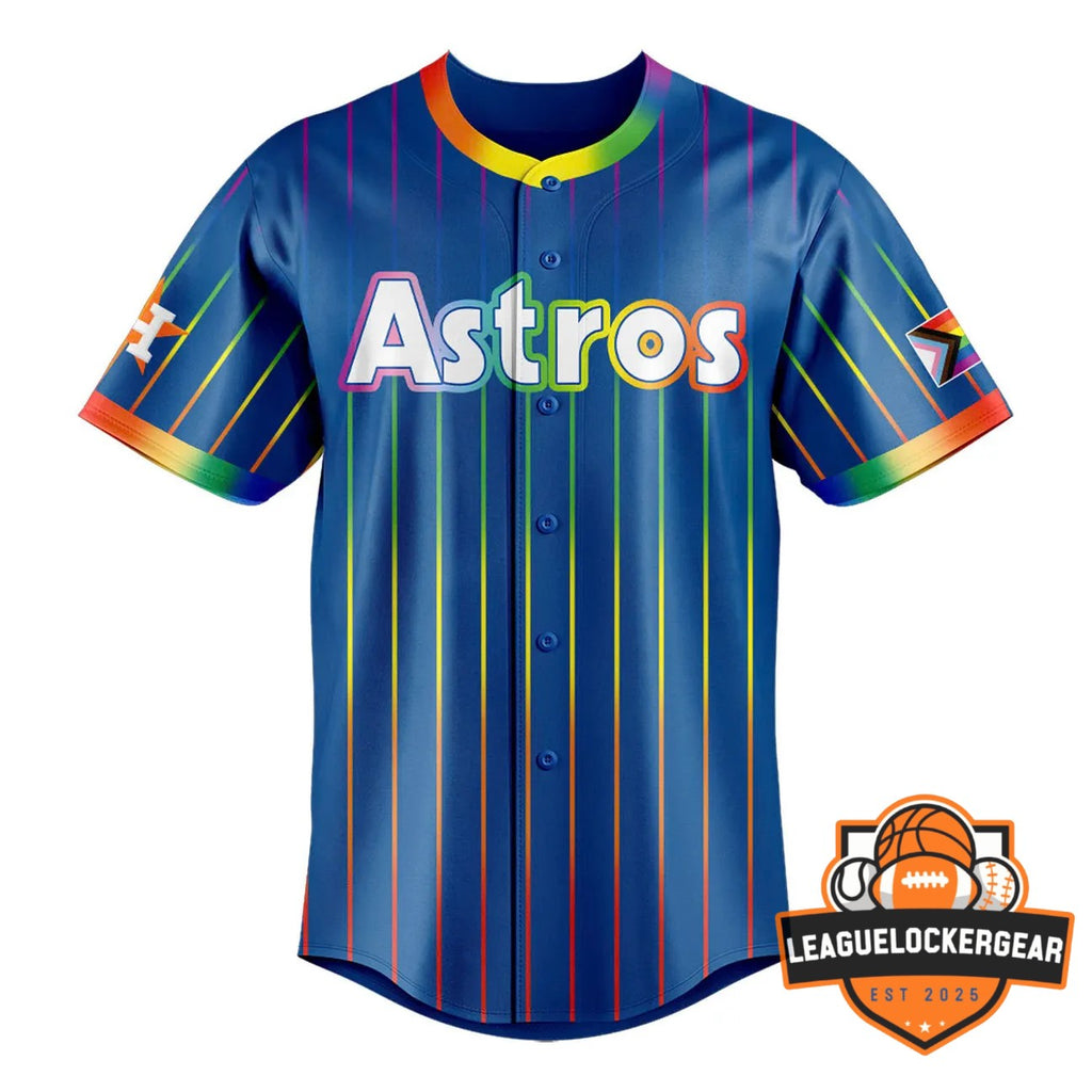 Houston Astros Pride Night Baseball Jersey