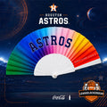 Houston Astros Pride Month Hand Fan