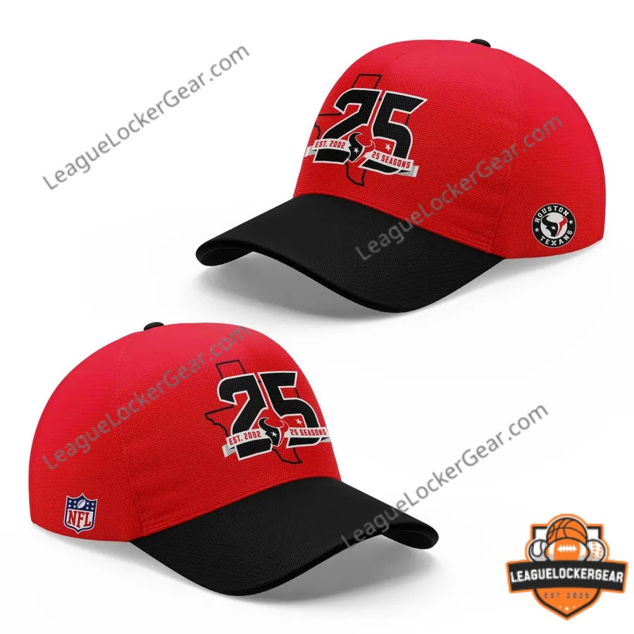 Houston Texans 25 Seasons Anniversary Hoodie