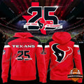Houston Texans 25 Seasons Anniversary Hoodie