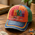 Human Beings Rainbow Equality Baseball Cap