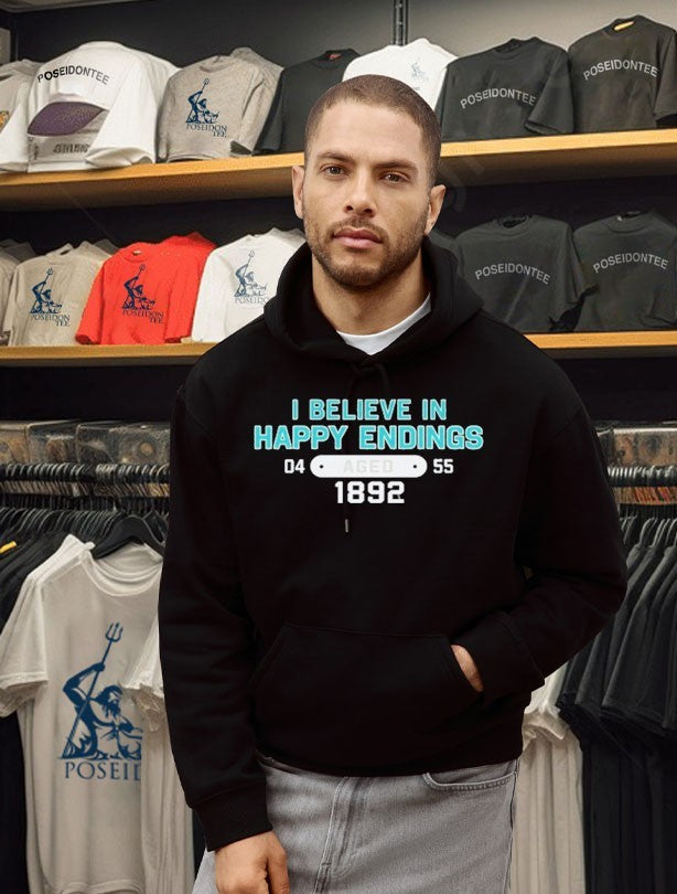I Believe In Happy Endings 04 Aged 55 1892 T-shirt