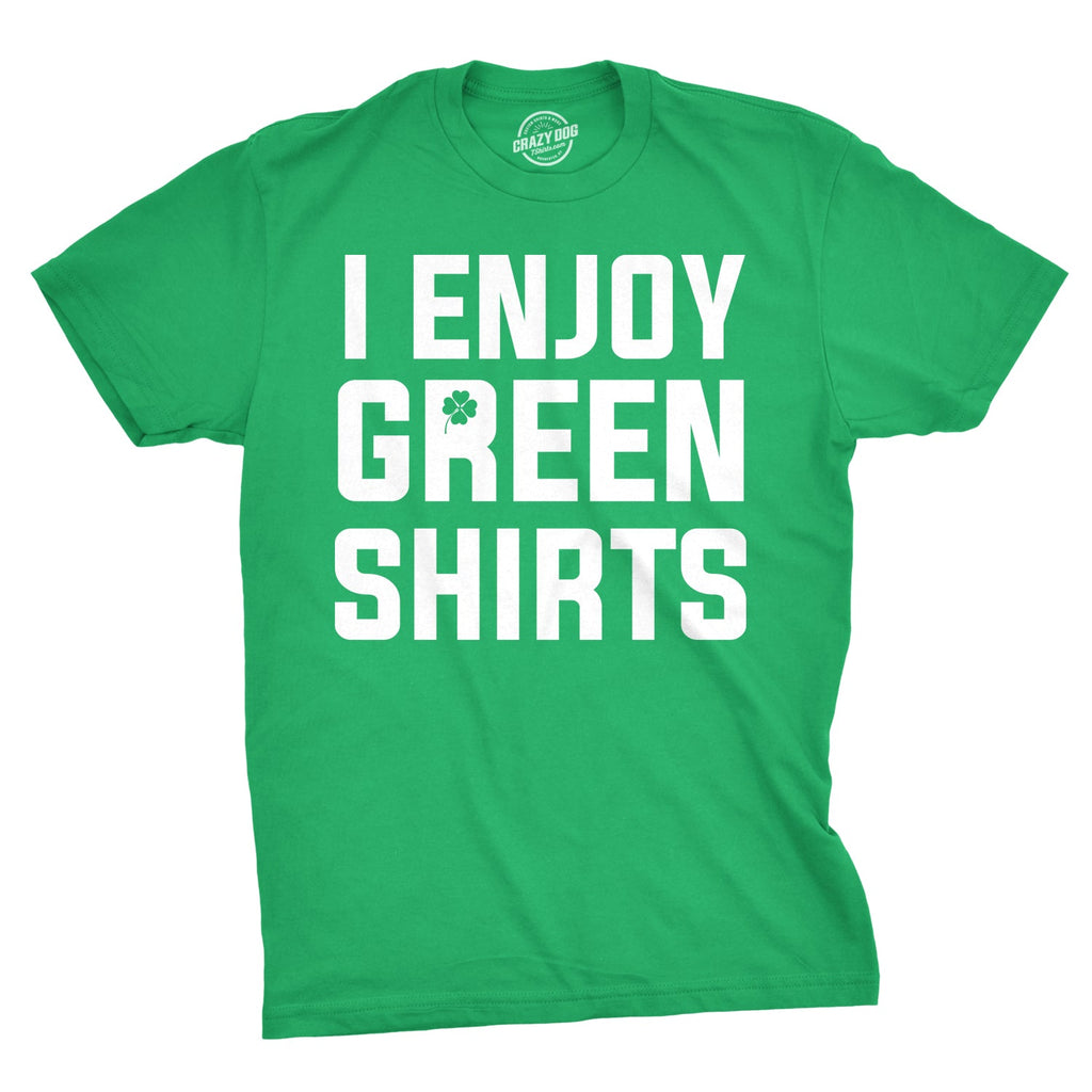 I Enjoy Green Shirts Men's T Shirt