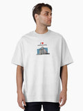 I Love Hiroshima City Oversized T-Shirt