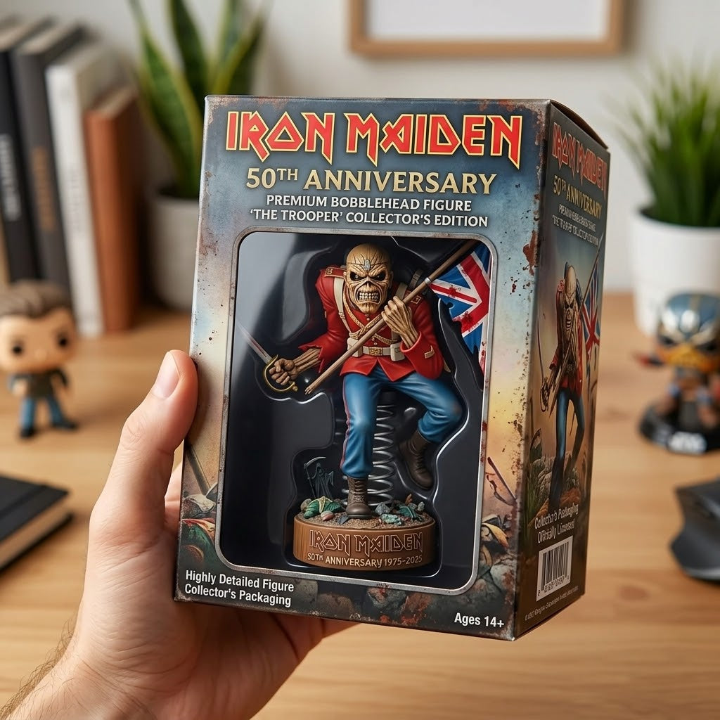 Iron Maiden 50th Anniversary Bobblehead Figurine