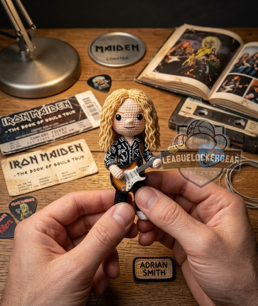 IRON MAIDEN 50th Anniversary Crochet Doll