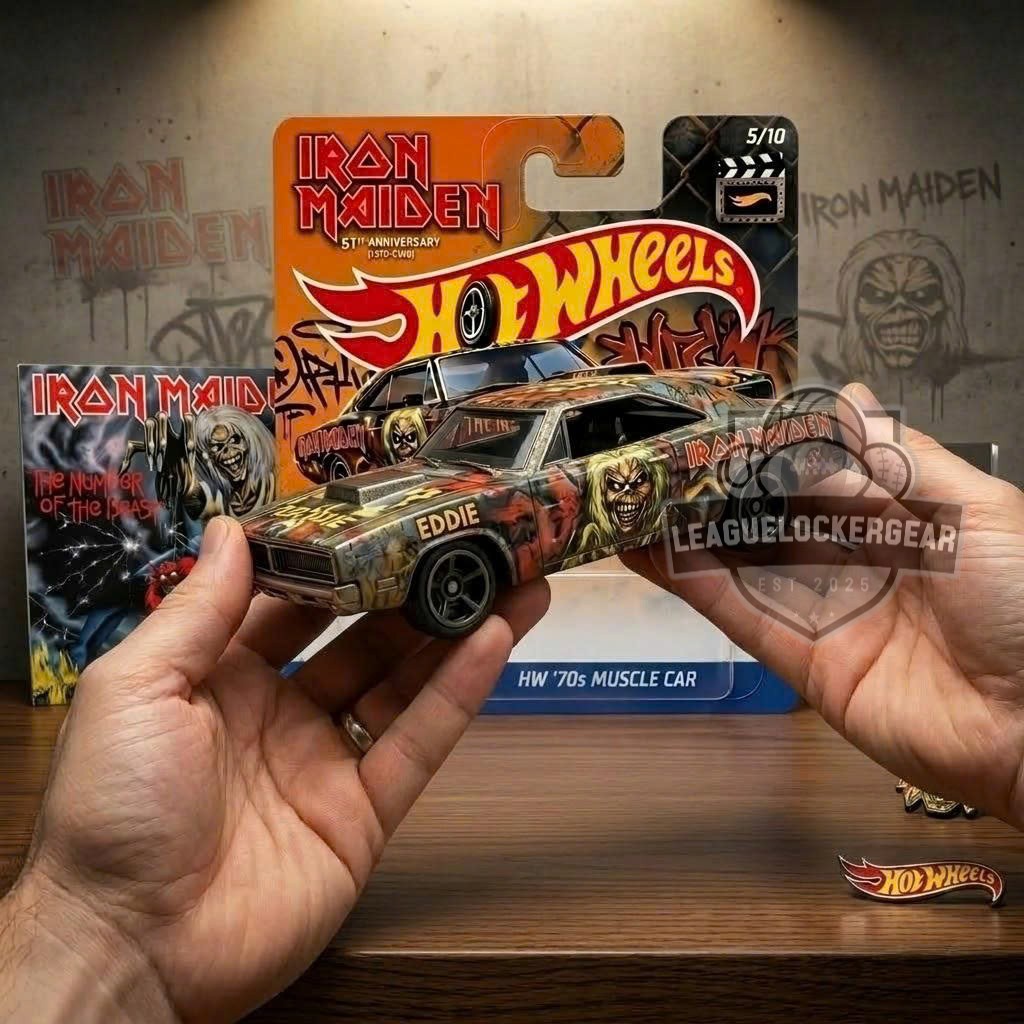 Iron Maiden 51st Anniversary Eddie Hot Wheels Diecast Muscle Car