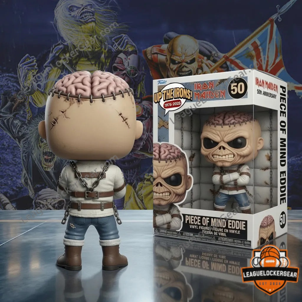 Iron Maiden Piece of Mind Eddie 50th Anniversary Vinyl Figure