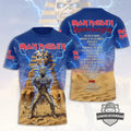 Iron Maiden Powerslave Run For Your Lives Tour 3D T-Shirt