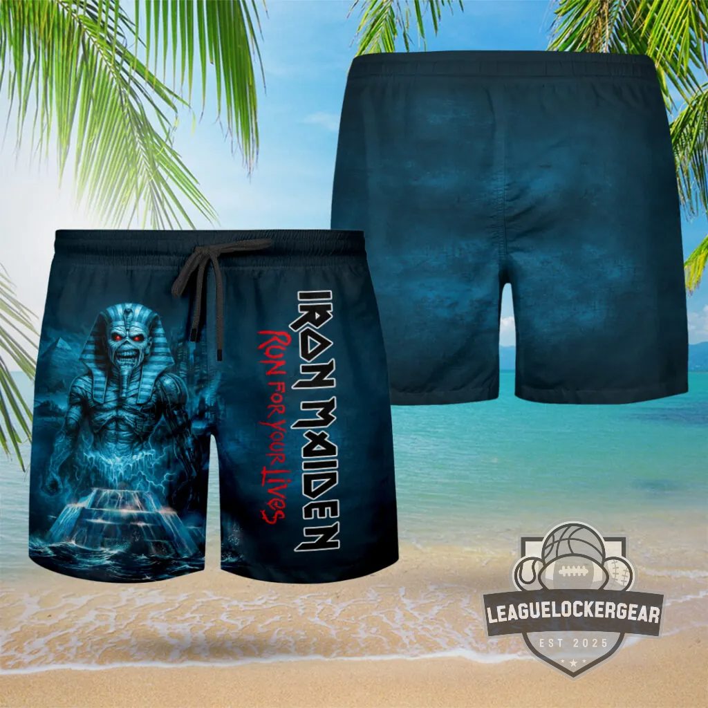 Iron Maiden Powerslave Run For Your Lives World Tour 2026 Hawaiian Shirt