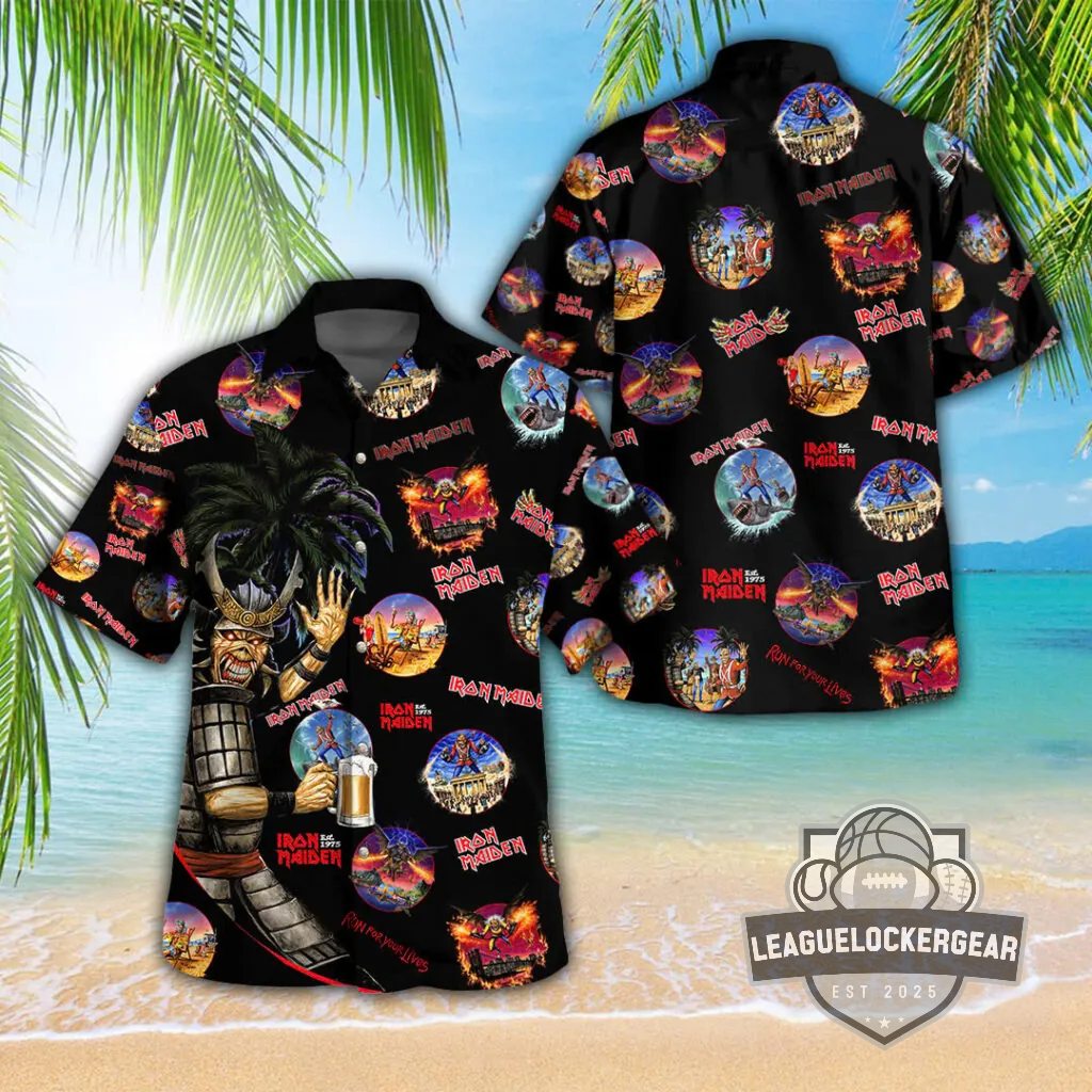 Iron Maiden Samurai Eddie Hawaiian Shirt