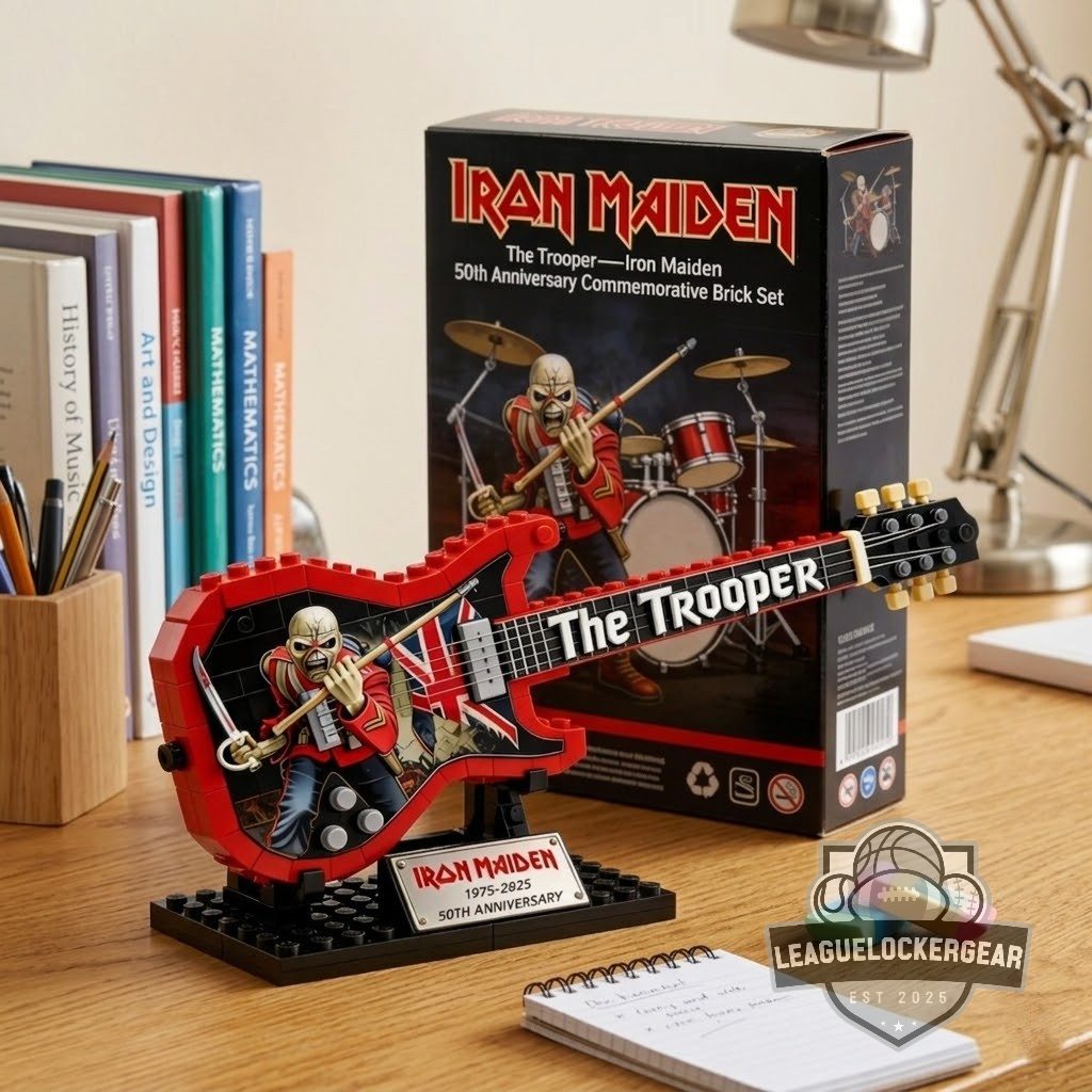 Iron Maiden The Trooper 50th Anniversary 1975-2025 Commemorative Brick Set