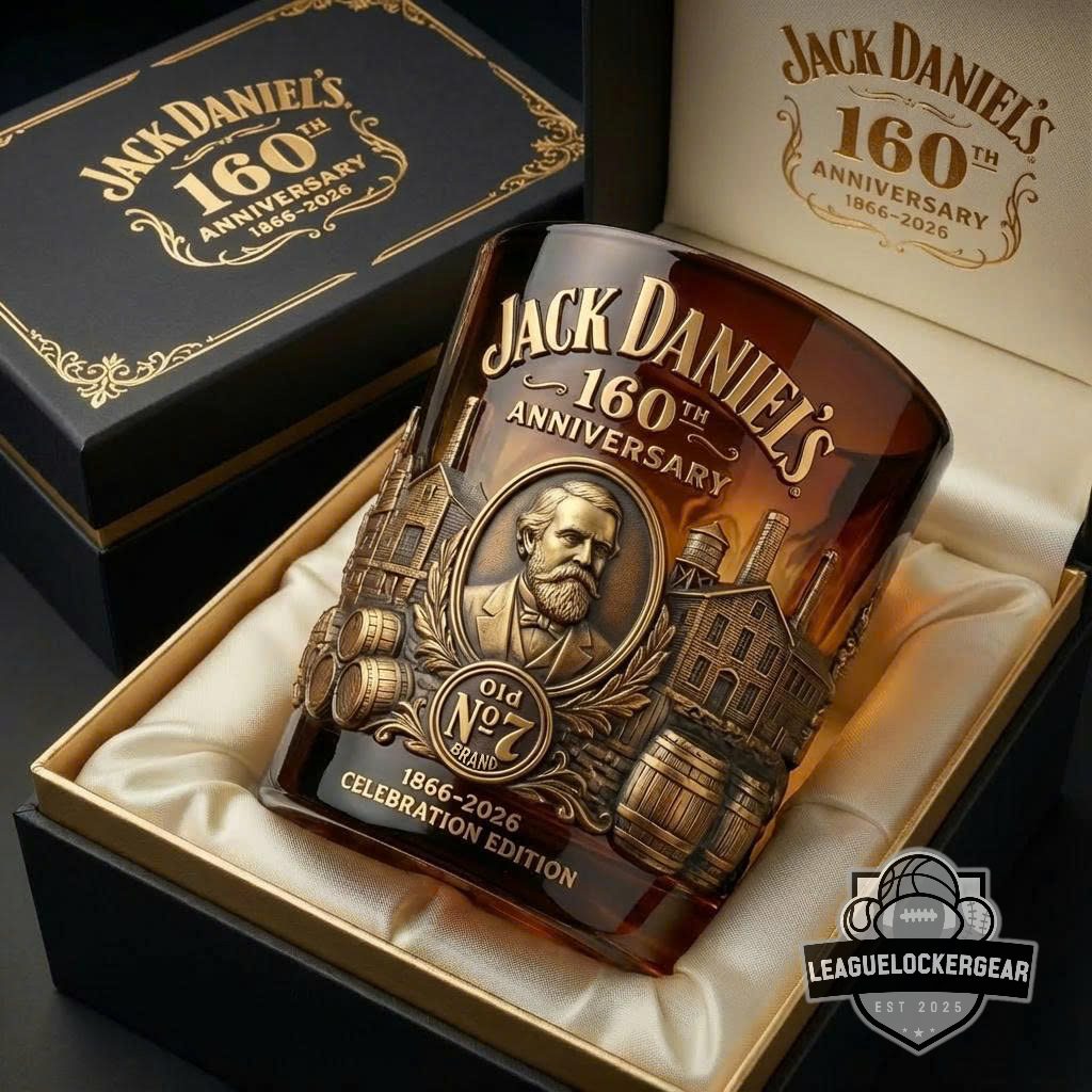 Jack Daniel’s 160th Anniversary 1866-2026 Celebration Edition Whiskey Glass