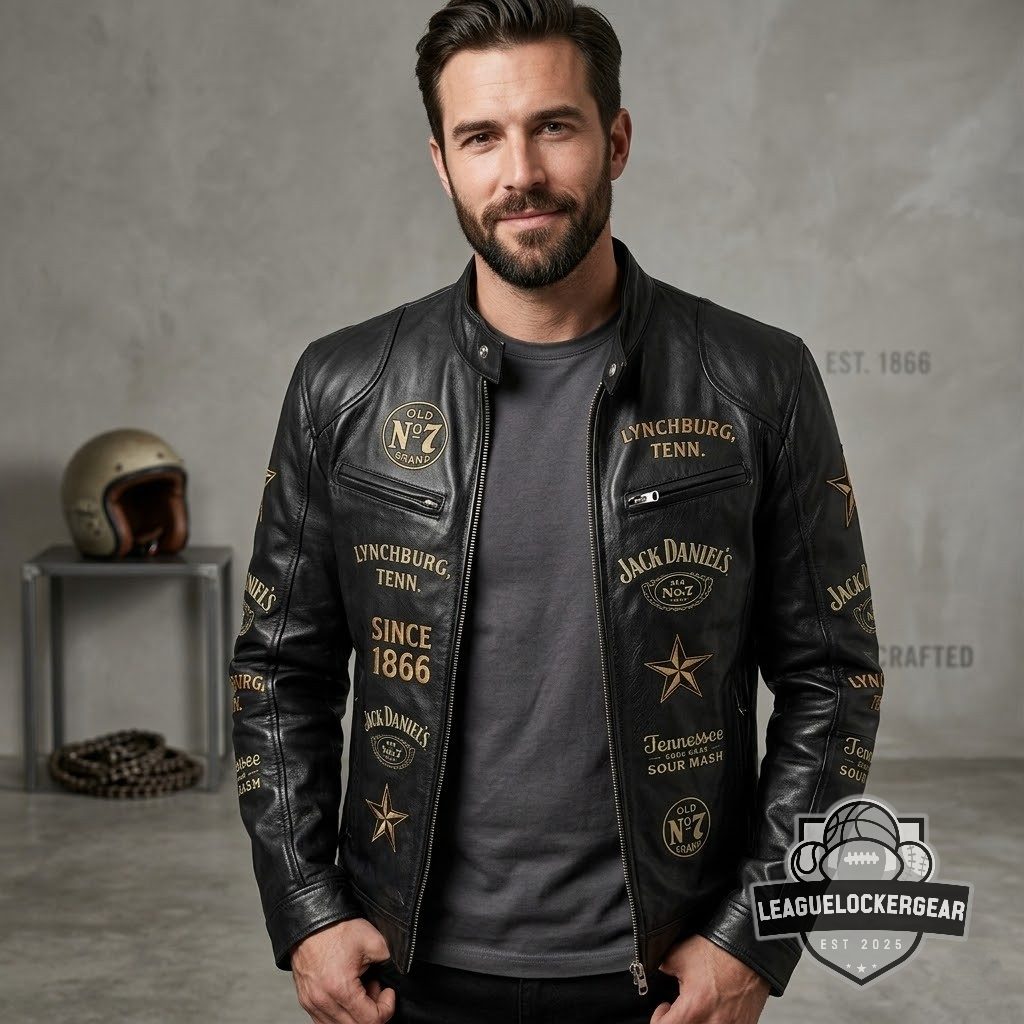 Jack Daniel’s 160th Anniversary Leather Jacket
