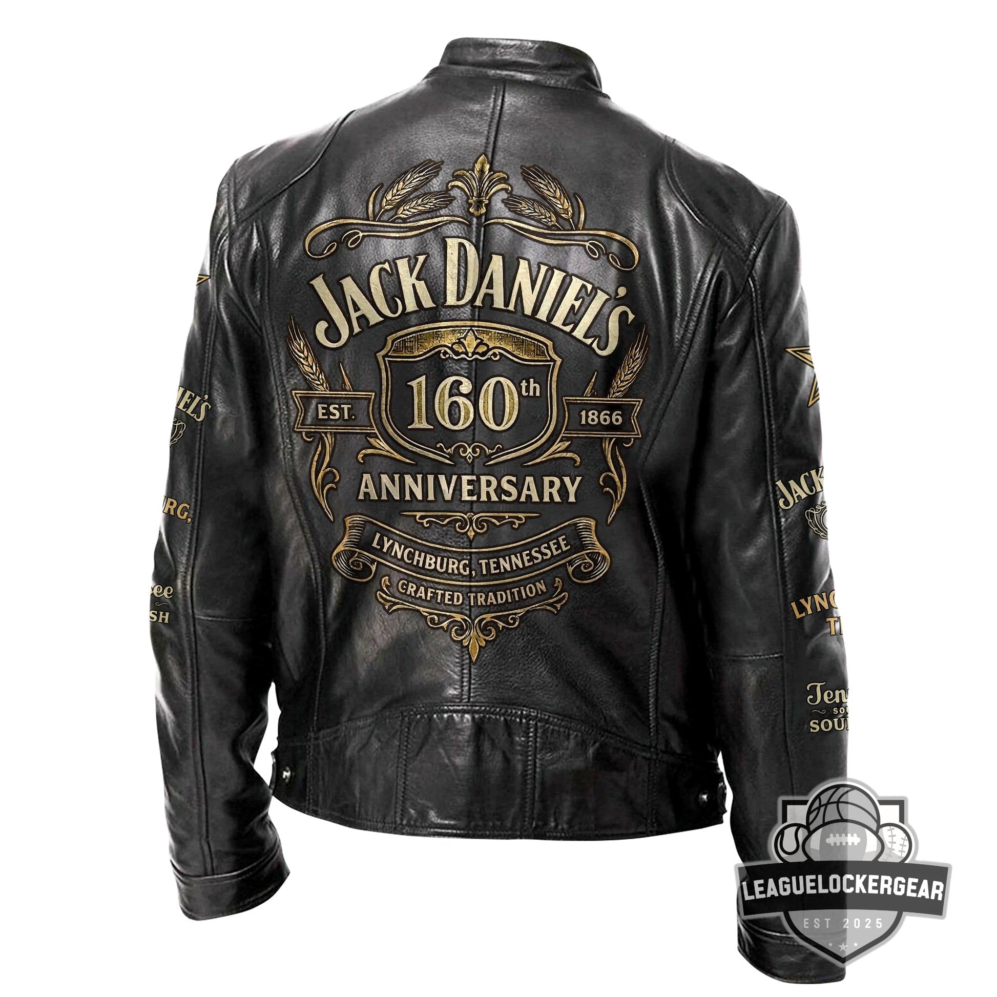 Jack Daniel’s 160th Anniversary Leather Jacket