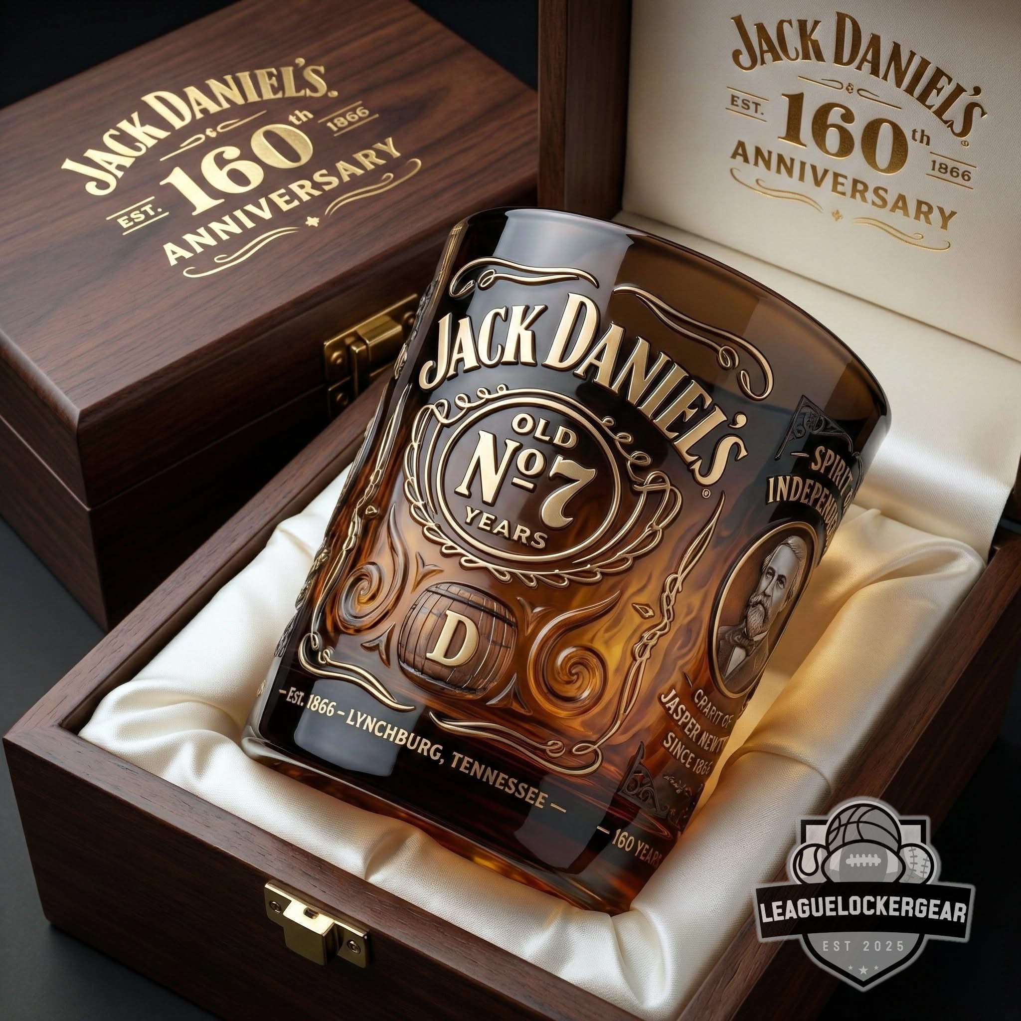 Jack Daniel’s 160th Anniversary Whiskey Glass
