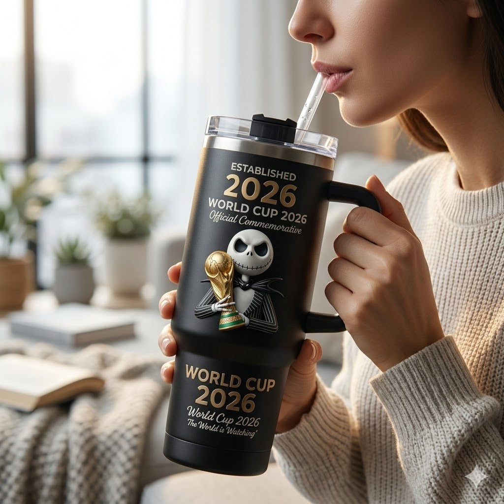 Jack Skellington World Cup 2026 Official Commemorative Tumbler