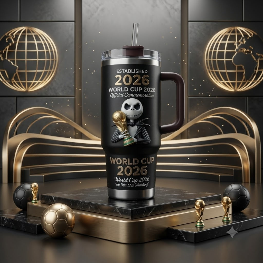 Jack Skellington World Cup 2026 Official Commemorative Tumbler