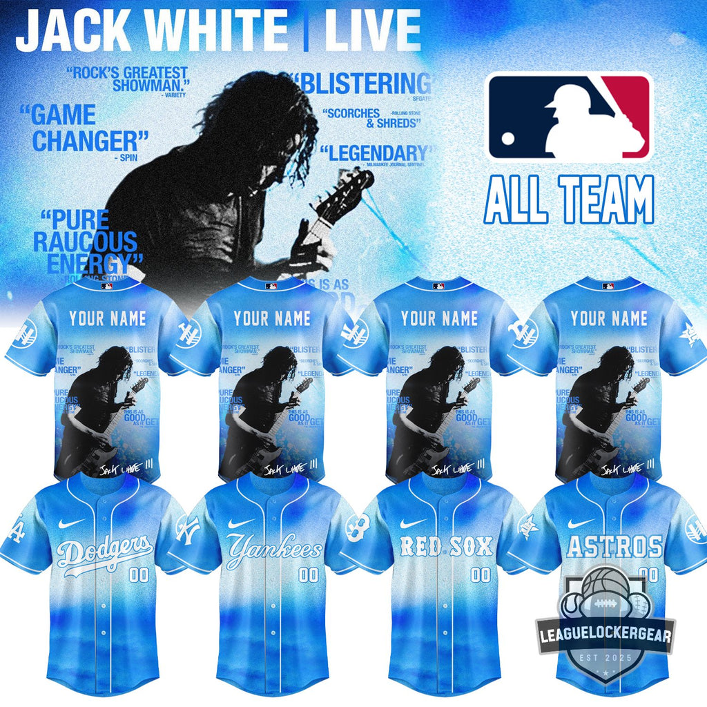 Jack White Live MLB All Team Baseball Jersey
