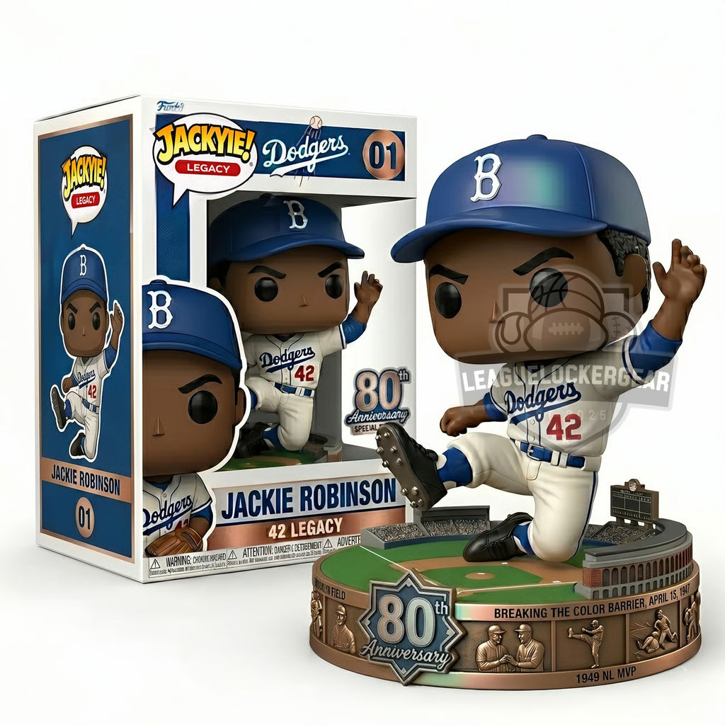 Jackie Robinson Dodgers 80th Anniversary Legacy Funko Pop Figure