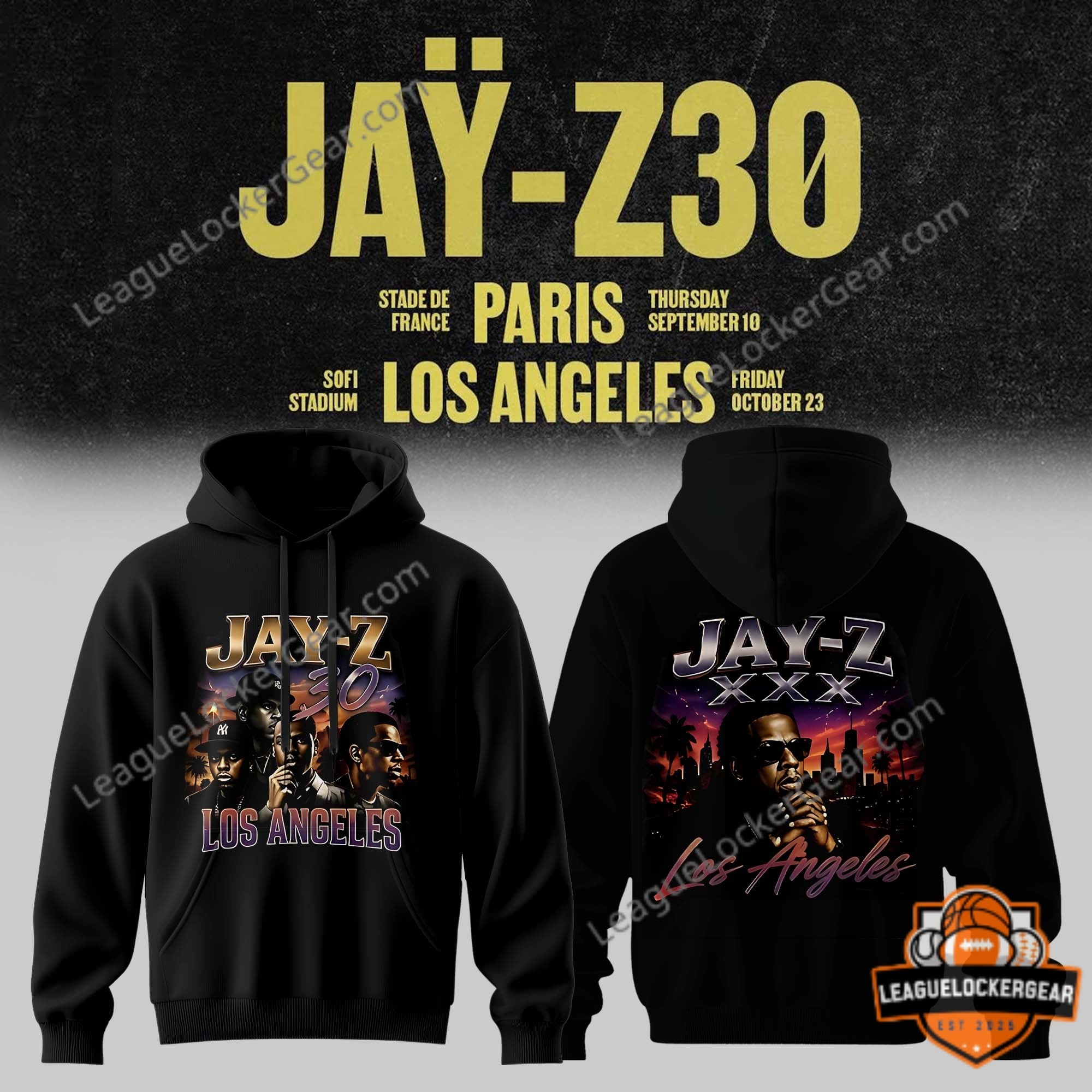 Jay-Z 30th Anniversary Tour Hoodie