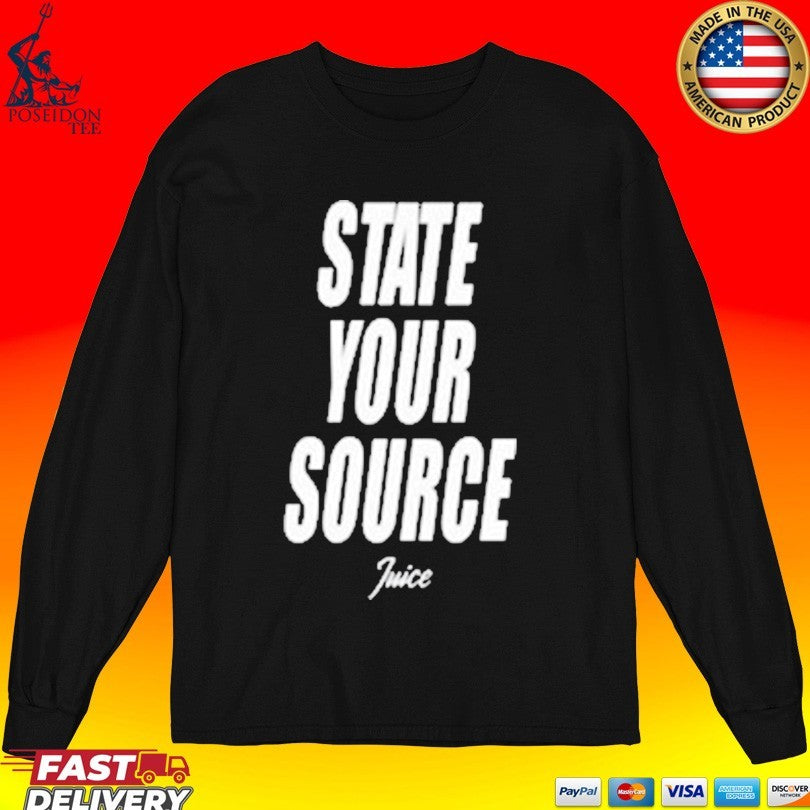 Jaylen Brown State Your Source T-shirt