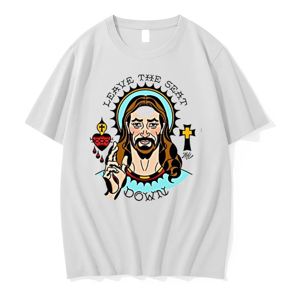 Jesus Leave The Seat Down Graphic 0 Tshirts Sweater
