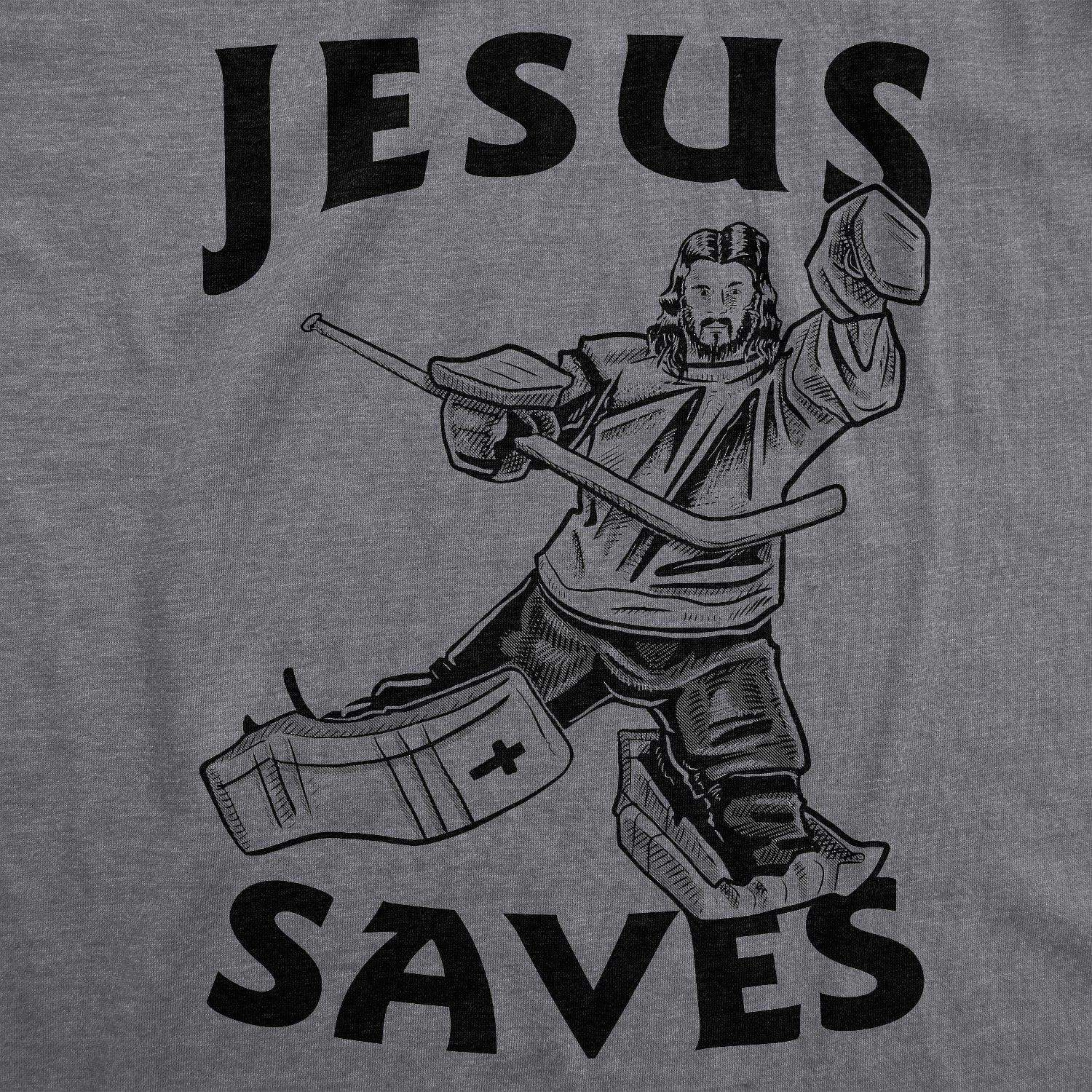Jesus Saves Hockey Men's T Shirt