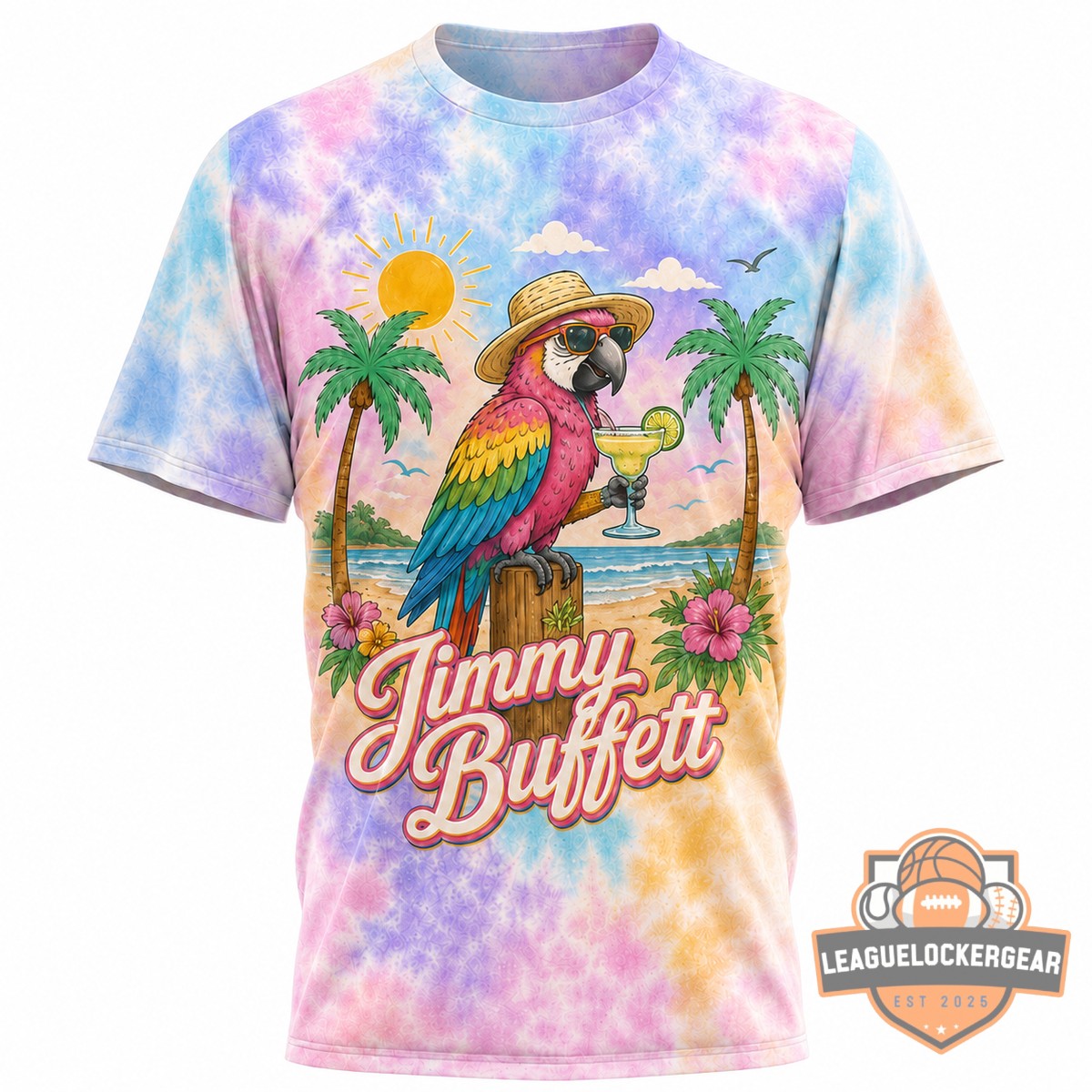 Jimmy Buffett Days Pastel Island Roadtrip T-Shirt