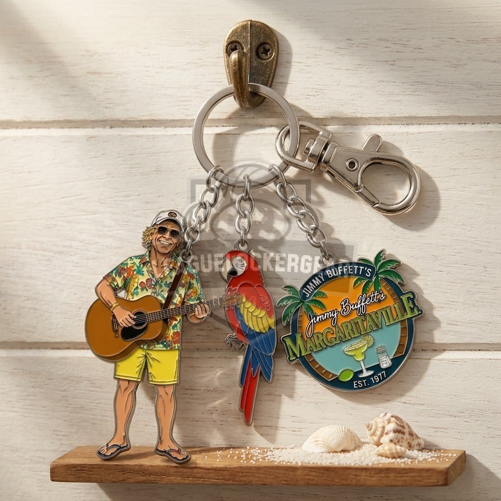 Jimmy Buffett Margaritaville Keychain