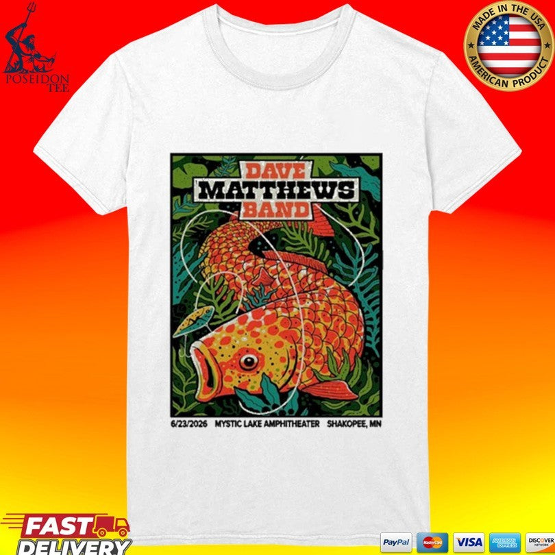 June 23 2026 Dave Matthews Band Event Shakopee Minnesota T-shirt