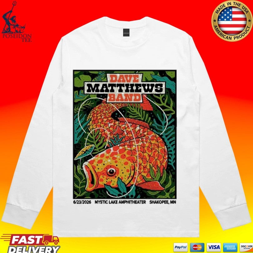 June 23 2026 Dave Matthews Band Event Shakopee Minnesota T-shirt