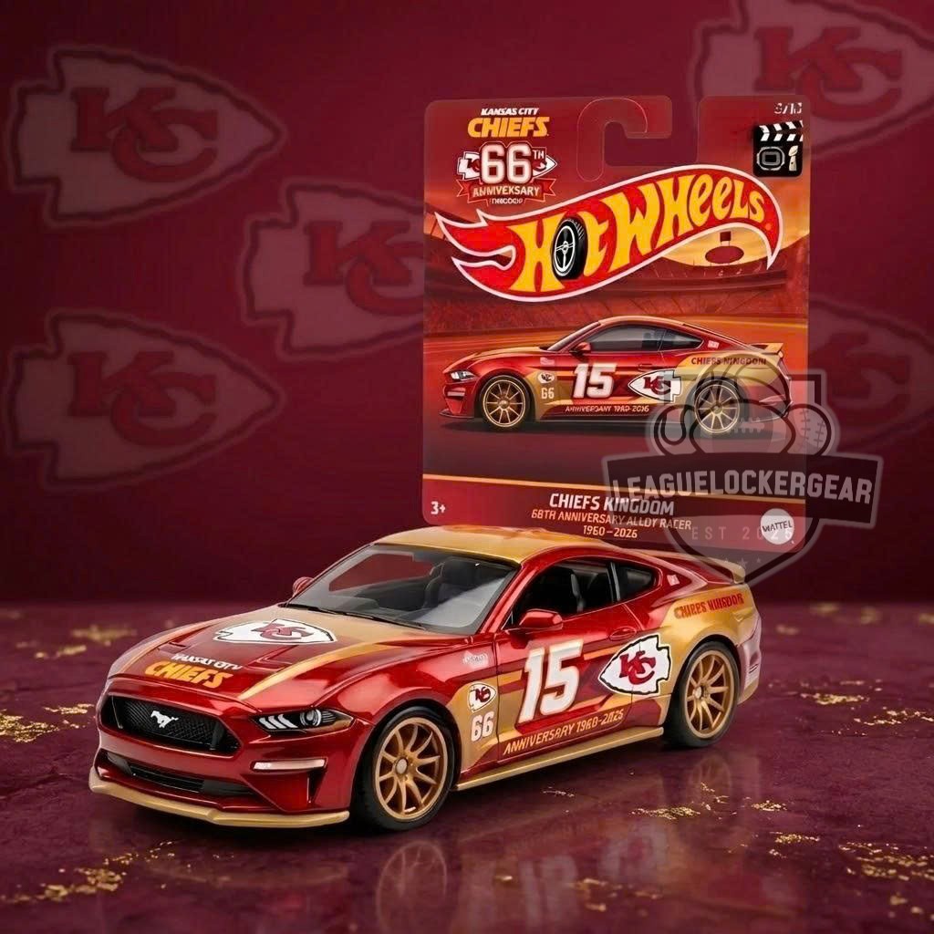 Kansas City Chiefs 66th Anniversary Hot Wheels Car