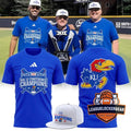 Kansas Jayhawks Baseball Big 12 Conference Champions 2026 T-Shirt
