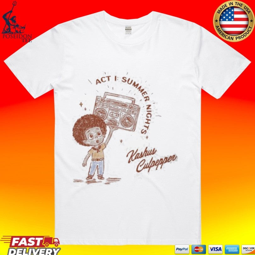 Kashus Culpepper Act I Summer Nights Ep Cover T-shirt
