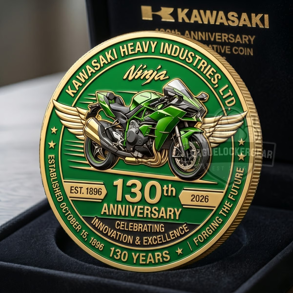 Kawasaki 130th Anniversary 1896-2026 Ninja Commemorative Coin
