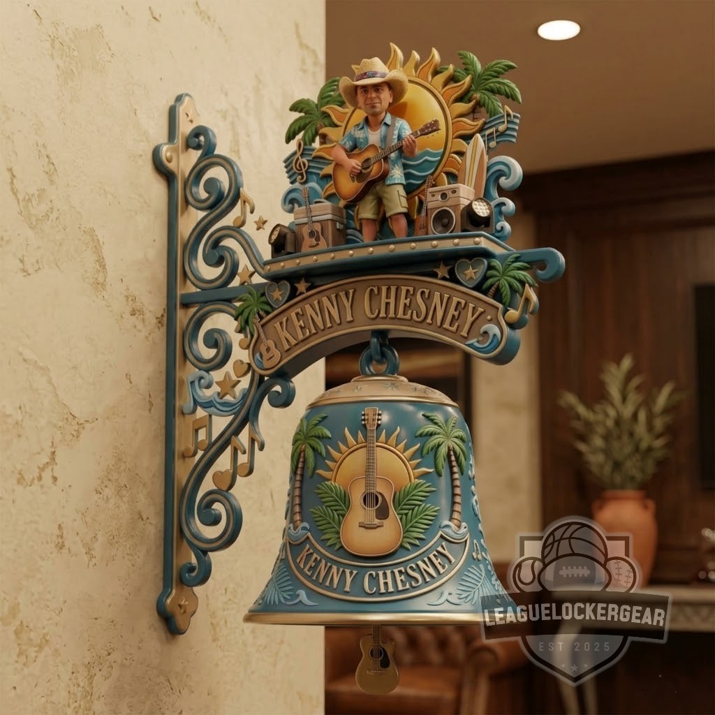 Kenny Chesney 58th Birthday Wall Hanging Bell