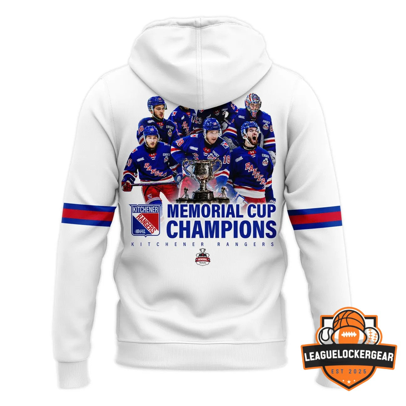 Kitchener Rangers 2026 Memorial Cup Champions Hoodie