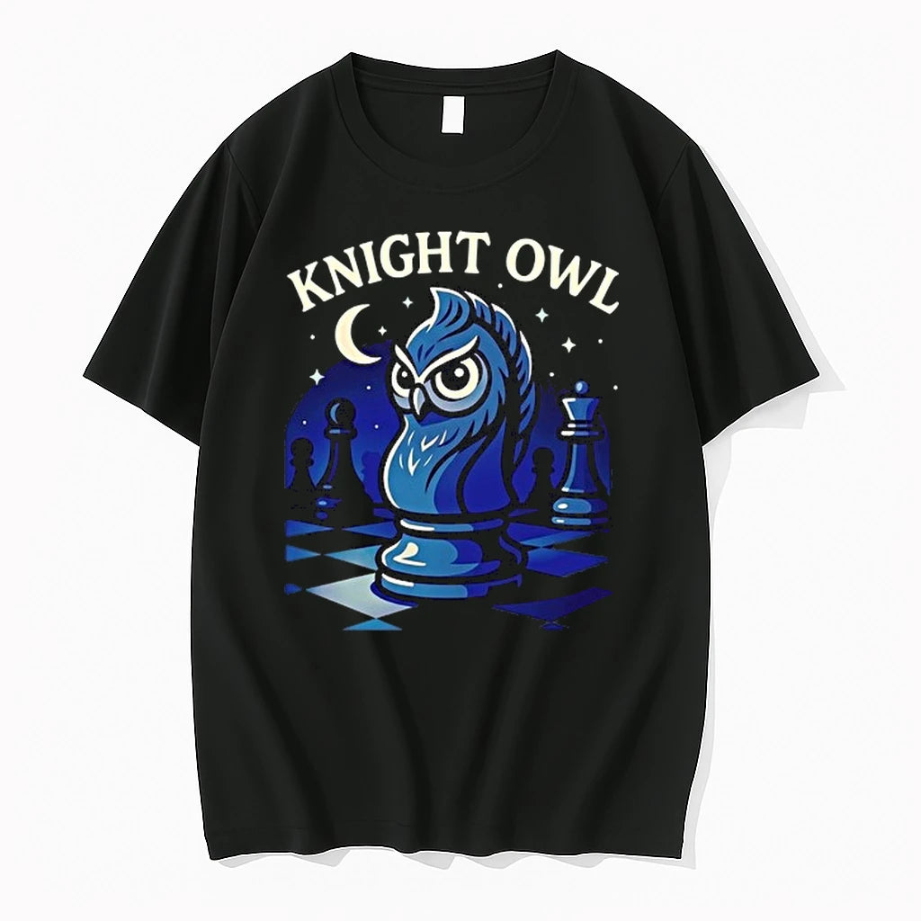 Knight Owl Chess Graphic 0 Tshirts Sweater