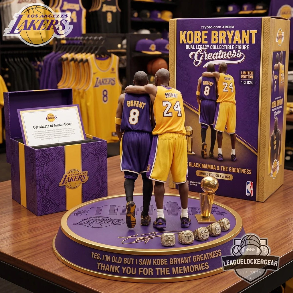 Kobe Bryant Dual Legacy Greatness Acrylic Plaque