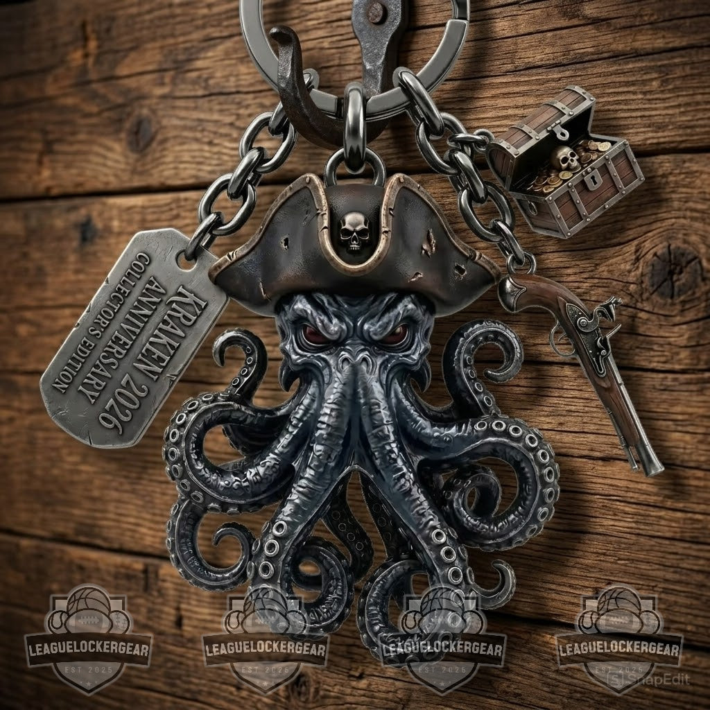 Kraken 2026 Anniversary Keychain