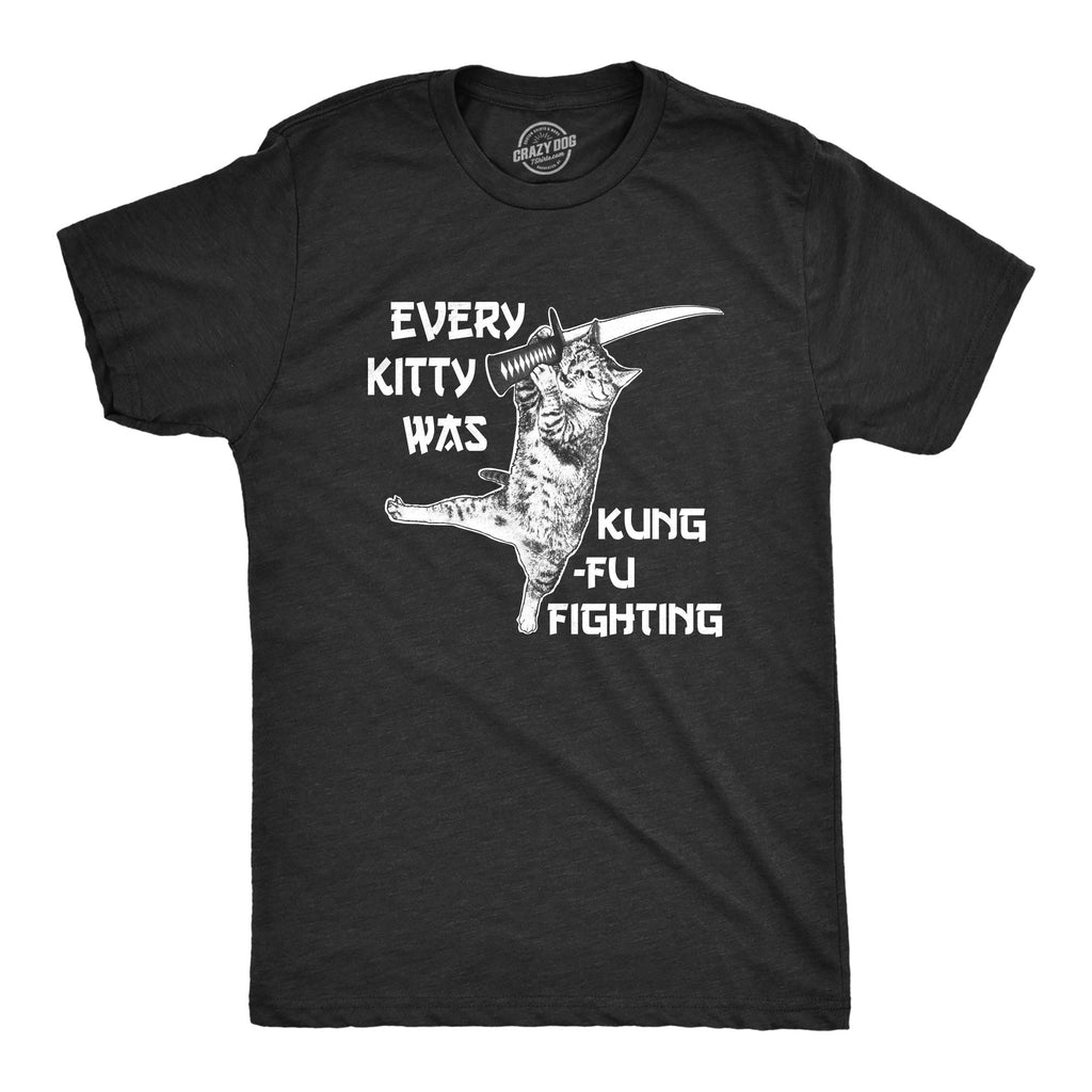 Every Kitty Was Kung Fu Fighting Men's T Shirt
